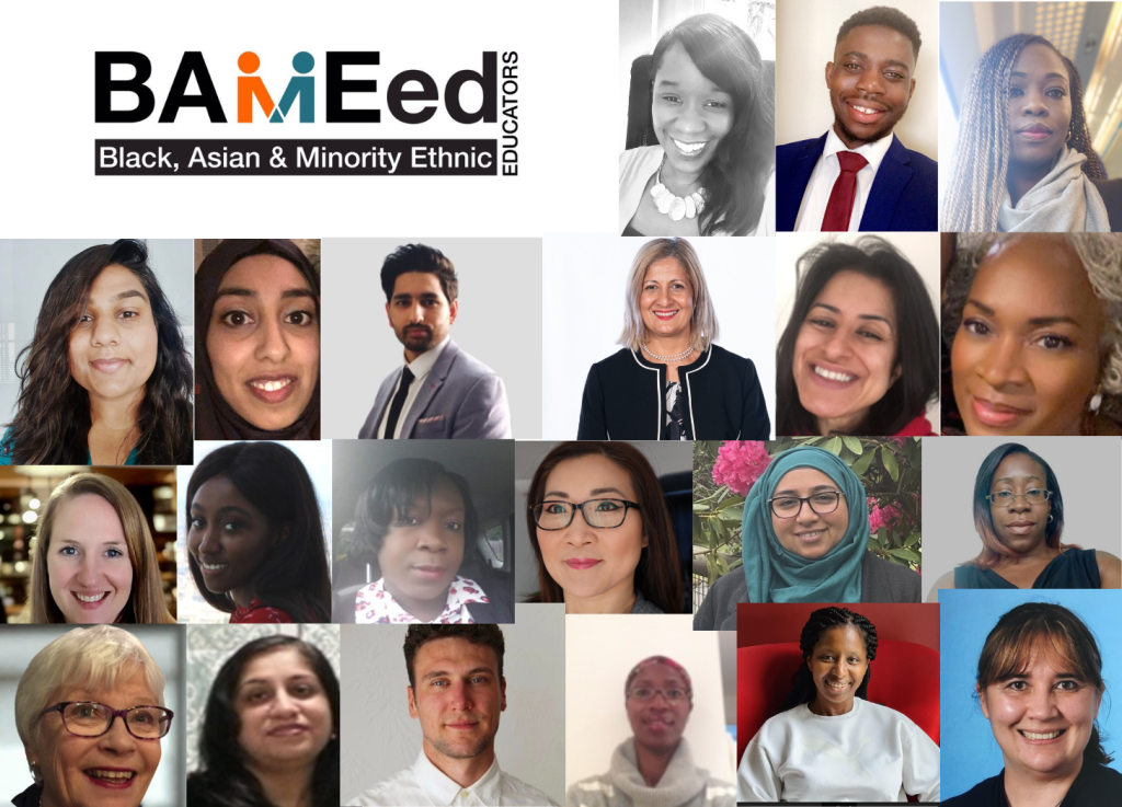 Profile pictures for all of our BAMEed coaches, with the BAMEed Network logo in the top-left corner